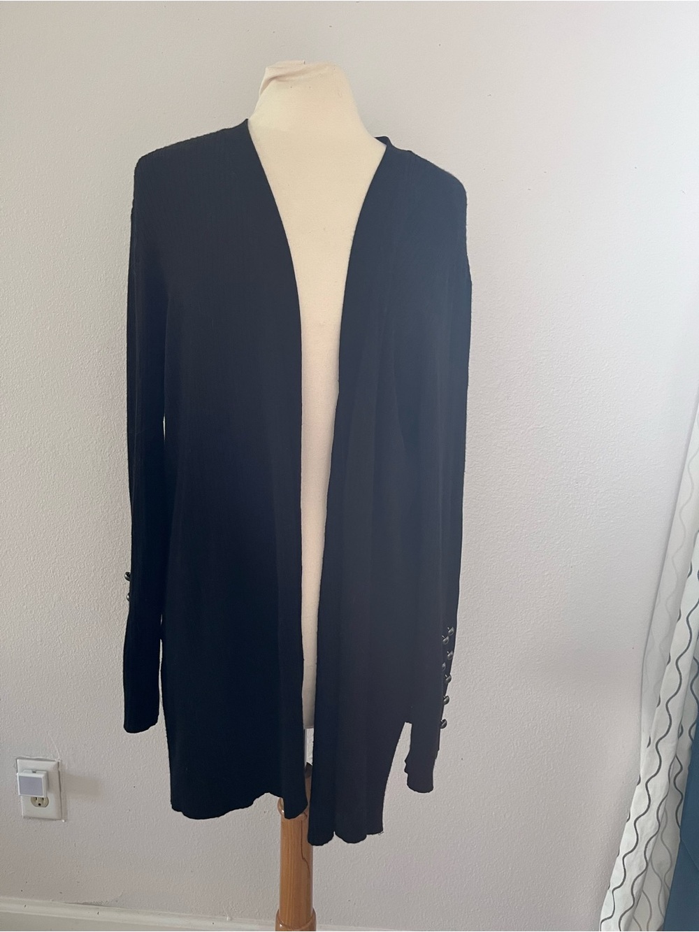 14/16 Lane Bryant Ribbed Military style open cardigan